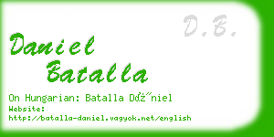 daniel batalla business card